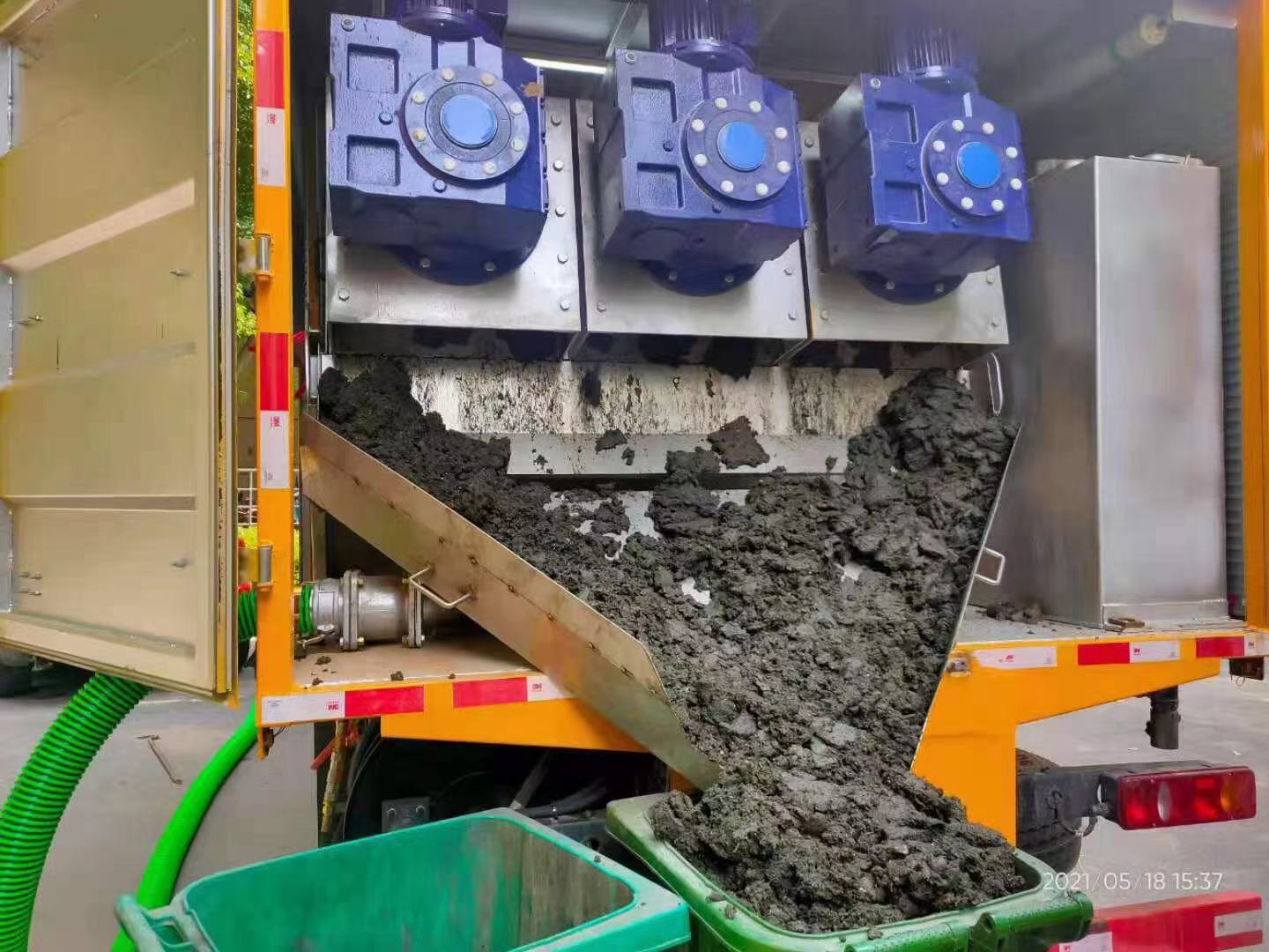 满城化粪池清掏城市维护站-泥浆净化干湿分离处理